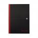 Black n Red A4 Casebound Hardback Double Cash Book 192 Pages (Pack of 5) 100080514