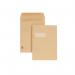 The picture shows a pack of 250 New Guardian C4 envelopes, each featuring a window and a self-seal closure. The envelopes are made of manilla material and are designed to fit A4 paper. The packaging is labeled with the product name and code.
