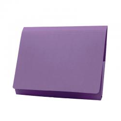 Cheap Stationery Supply of Exacompta Guildhall Brief Size Pocket Wallet 14x10in Mauve (Pack of 50) PW3-MVE JT34514 Office Statationery