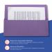 Exacompta Guildhall Brief Size Pocket Wallet 14x10in Mauve (Pack of 50) PW3-MVE JT34514