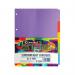 The picture shows a set of colorful Concord dividers and indexes. They are 5-part and A4 size, with a heavyweight of 270gsm. The vibrant colors are bright and appealing, perfect for filing and organizing documents.