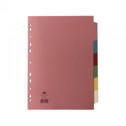 Cheap Stationery Supply of Concord Divider 6-Part A4 160gsm Multicoloured 70699/J6 JT70699 Office Statationery