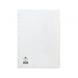 Cheap Stationery Supply of Concord Divider 10-Part A4 150gsm White 79701/97 JT79701 Office Statationery
