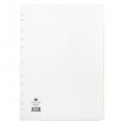 Cheap Stationery Supply of Concord Divider 10-Part A4 150gsm White 79701/97 JT79701 Office Statationery