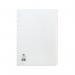 The photo features the Concord Dividers & Indexes Concord Divider, displaying its 5-parts and A4 size. The divider is made of 150gsm white paper, with clear and easy-to-read labeling. The clean and professional design is ideal for organizing any document or binder.