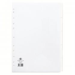 Cheap Stationery Supply of Concord Divider 5-Part A4 150gsm White 79901/99 JT79901 Office Statationery