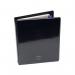 In this picture, we see a black A5 binder with the words Concord Telephone & Address written on it in silver font. The binder is open, revealing multiple compartments and pages for organizing various contact information. The sleek design and bold lettering make this binder a professional and practical choice.
