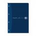 Oxford MyNotes Refill Pad Headbd 90gsm Ruled Margin Punched 4 Holes 160pp A4 Blue Ref 100080212 [Pack 5]
