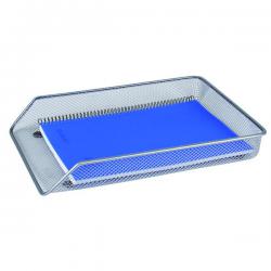 Cheap Stationery Supply of Q-Connect Mesh Letter Tray A4 Silver KF00843 KF00843 Office Statationery