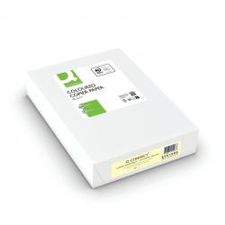 Cheap Stationery Supply of Q-Connect Yellow Coloured A4 Copier Paper 80gsm Ream (Pack of 500) KF01096 KF01096 Office Statationery