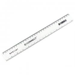 Cheap Stationery Supply of Q-Connect 300mm/30cm Clear Ruler KF01107 KF01107 Office Statationery