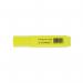 The photograph shows a pack of 10 Q-Connect Yellow Highlighter Pens, with bright yellow barrels and caps. Each pen has a fine tip for precise highlighting. The Q-Connect logo is printed on the cap.
