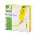 Q-Connect Yellow Highlighter Pen (Pack of 10) KF01111 KF01111