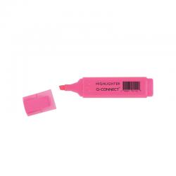 Cheap Stationery Supply of Q-Connect Pink Highlighter Pen (Pack of 10) KF01112 KF01112 Office Statationery