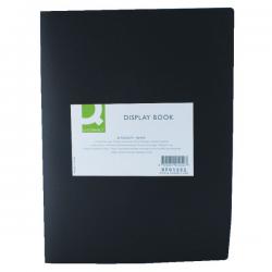 Cheap Stationery Supply of Q-Connect Polypropylene Display Book 20 Pocket Black KF01252 KF01252 Office Statationery