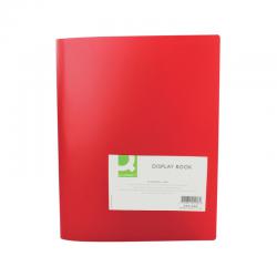 Cheap Stationery Supply of Q-Connect Polypropylene Display Book 40 Pocket Red KF01258 KF01258 Office Statationery