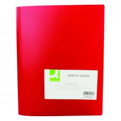 Cheap Stationery Supply of Q-Connect Polypropylene Display Book 40 Pocket Red KF01258 KF01258 Office Statationery