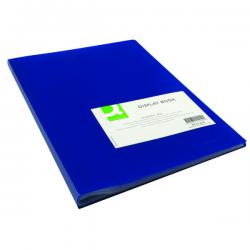 Cheap Stationery Supply of Q-Connect Polypropylene Display Book 40 Pocket Blue KF01259 KF01259 Office Statationery