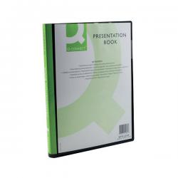 Cheap Stationery Supply of Q-Connect Presentation Display Book 20 Pocket A4 Black KF01265 KF01265 Office Statationery