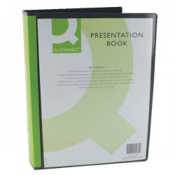 Cheap Stationery Supply of Q-Connect Presentation Display Book 100 Pocket A4 Black KF01271 KF01271 Office Statationery