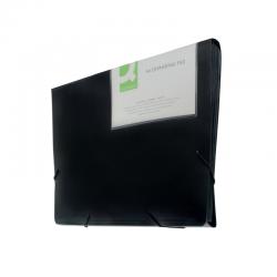 Cheap Stationery Supply of Q-Connect Expanding File 13-Pocket Black A4 KF01276 KF01276 Office Statationery