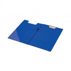 Cheap Stationery Supply of Q-Connect PVC Foldover Clipboard Foolscap Blue KF01301 KF01301 Office Statationery
