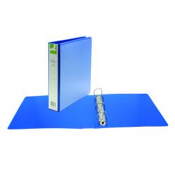 Cheap Stationery Supply of Q-Connect Presentation 40mm 4D Ring Binder A4 Blue KF01331 KF01331 Office Statationery