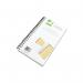 The photo shows a professional-looking Q-Connect Telephone & Message book, with a vibrant yellow cover and a self-sticky feature for easy labeling and organization. With 320 message pages, this book is perfect for keeping track of important calls and notes.