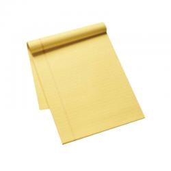 Cheap Stationery Supply of Q-Connect Ruled Stitch Bound Executive Pad 52 Leaves 104 Pages A4 Yellow (Pack of 10) KF01387 KF01387 Office Statationery