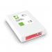 A vibrant image of Q-Connect Bright Red Coloured A4 Copier Paper, with a smooth texture and 80gsm weight, neatly stacked in a ream of 500 sheets. The bold red hue adds a pop of color to any document.