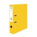 Q-Connect Lever Arch File Paperbacked Foolscap Yellow (Pack of 10) KF01471