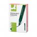 Q-Connect Permanent Marker Pen Bullet Tip Green (Pack of 10) KF01773 KF01773