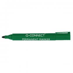 Cheap Stationery Supply of Q-Connect Permanent Marker Pen Bullet Tip Green (Pack of 10) KF01773 KF01773 Office Statationery
