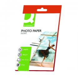 Cheap Stationery Supply of Q-Connect 10x15cm Gloss Photo Paper 180gsm (Pack of 25) KF01905 KF01905 Office Statationery
