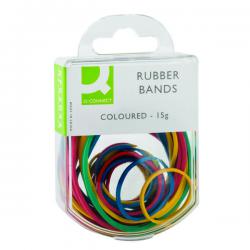Cheap Stationery Supply of Q-Connect Rubber Bands Assorted Sizes Coloured 15g (Pack of 10) KF02032Q KF02032Q Office Statationery
