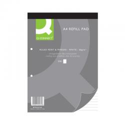 Cheap Stationery Supply of Q-Connect Feint Ruled Margin Headbound Refill Pad 200 Pages A4 (Pack of 5) KF02234 KF02234 Office Statationery