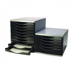 Cheap Stationery Supply of Q-Connect 5 Drawer Tower Black and Grey (Dimensions: L345 x W290 x H220mm) KF02253 KF02253 Office Statationery