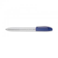 Cheap Stationery Supply of Q-Connect Grip Stick Ballpoint Pen Medium Blue (Pack of 20) KF02458 KF02458 Office Statationery