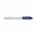 In the photograph, there are twenty Q-Connect Grip Stick Ballpoint Pens in a vibrant blue color. The pens have a medium point and feature a comfortable grip for writing. The pack is neatly organized and ready for use in any office or school setting.