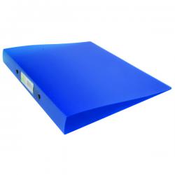 Cheap Stationery Supply of Q-Connect 2 Ring Binder Frosted A4 Blue (Frosted polypropylene covers with 25mm capacity) KF02483 KF02483 Office Statationery