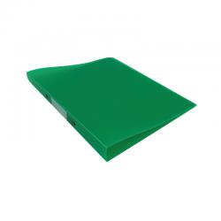 Cheap Stationery Supply of Q-Connect 2 Ring Binder Frosted A4 Green (25mm capacity and has a spine label) KF02484 KF02484 Office Statationery