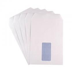 Cheap Stationery Supply of Q-Connect C5 Envelopes Window Pocket Self Seal 90gsm White (Pack of 25 x 25) KF02718 KF02718 Office Statationery