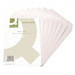 Cheap Stationery Supply of Q-Connect C4 Envelopes Self Seal 90gsm White (Pack of 250) KF02721 KF02721 Office Statationery