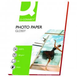 Cheap Stationery Supply of Q-Connect A4 Gloss Photo Paper 180gsm (Pack of 50) KF02771 KF02771 Office Statationery