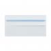 Q-Connect DL Envelopes Plain Wallet Peel and Seal 100gsm White (500 Pack) 1P04 KF02951