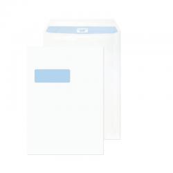 Cheap Stationery Supply of Q-Connect C4 Envelopes Window Peel and Seal 100gsm White (Pack of 250) KF03292 KF03292 Office Statationery