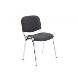 Cheap Stationery Supply of Jemini Ultra Multipurpose Stacking Chair 532x585x805mm Charcoal/Chrome KF03350 KF03350 Office Statationery