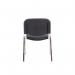 Jemini Ultra Multipurpose Stacking Chair 532x585x805mm CharcoalChrome KF03350 KF03350