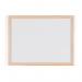 Q-Connect Wooden Frame Whiteboard 400x300mm KF03569 KF03569