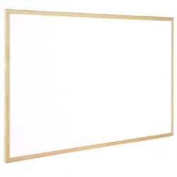 Cheap Stationery Supply of Q-Connect Wooden Frame Whiteboard 400x300mm KF03569 KF03569 Office Statationery